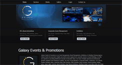 Desktop Screenshot of eventsgalaxy.in